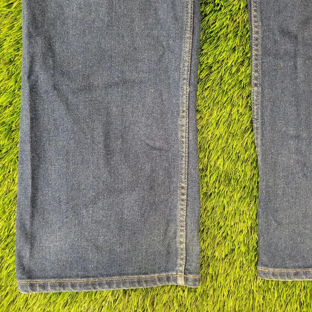 Vintage LEVIS With-A-Skosh Jeans 38x30 Dark-Wash Whiskered